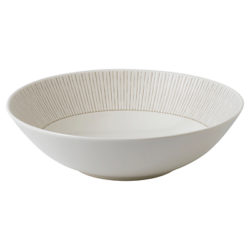 ED Ellen DeGeneres Taupe Stripe 29cm Serving Bowl